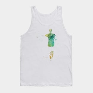 Soccer Player Girl Tank Top